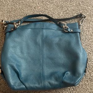 COACH VINTAGE BLUE SHOULDER BAG